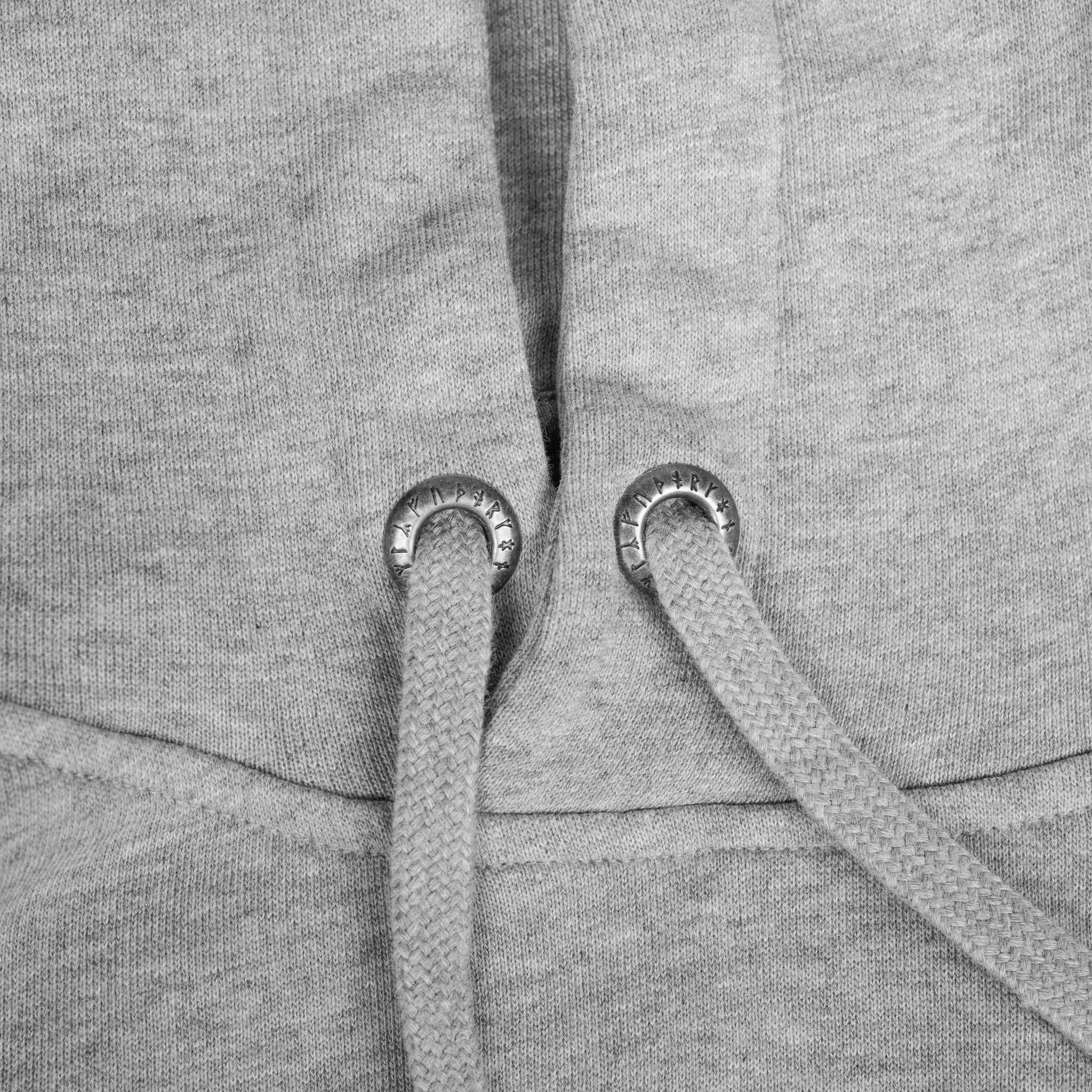 Classic Hoodie, Einherjar, Grey Melange - Image 3