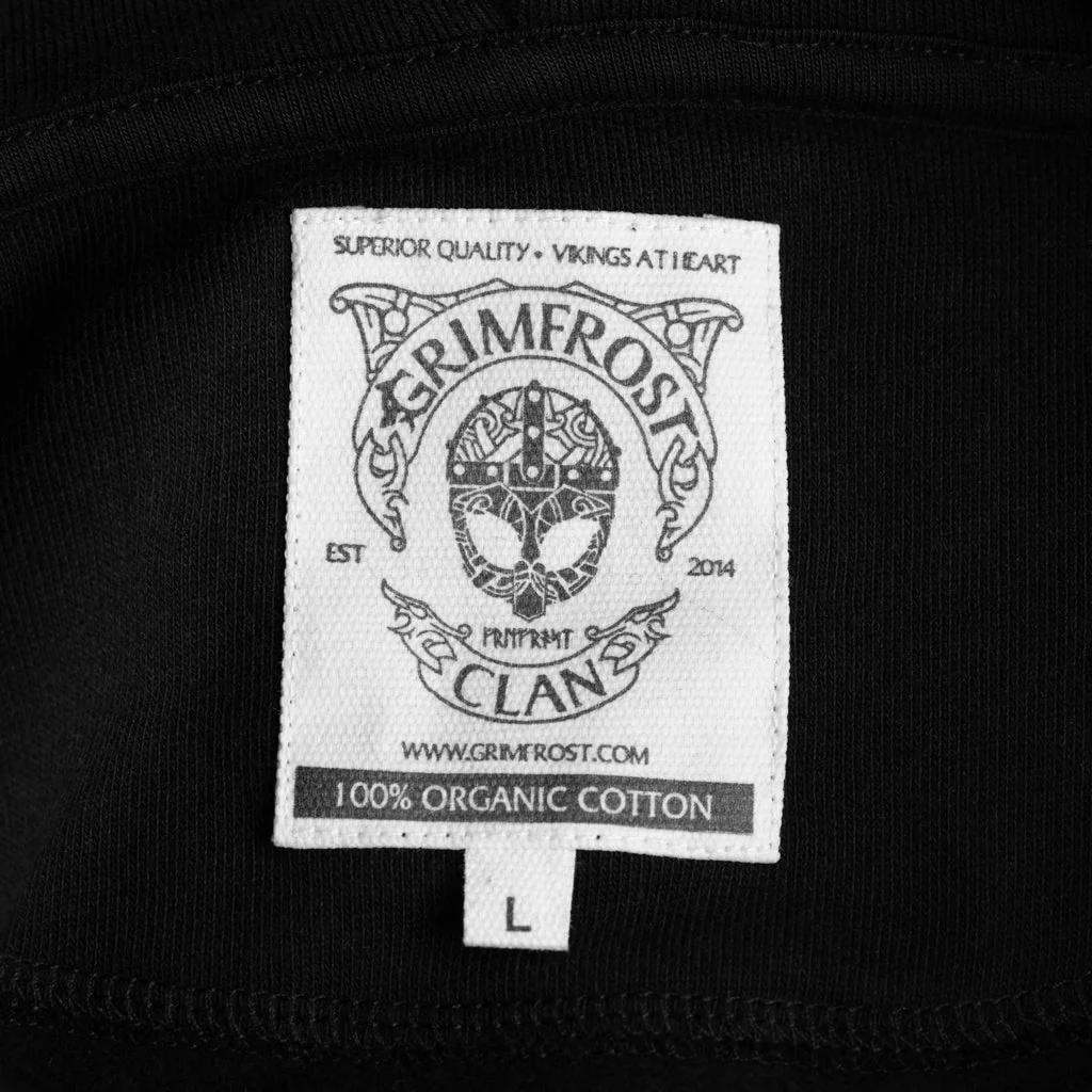 Premium Hoodie, Odin, Black - Image 5