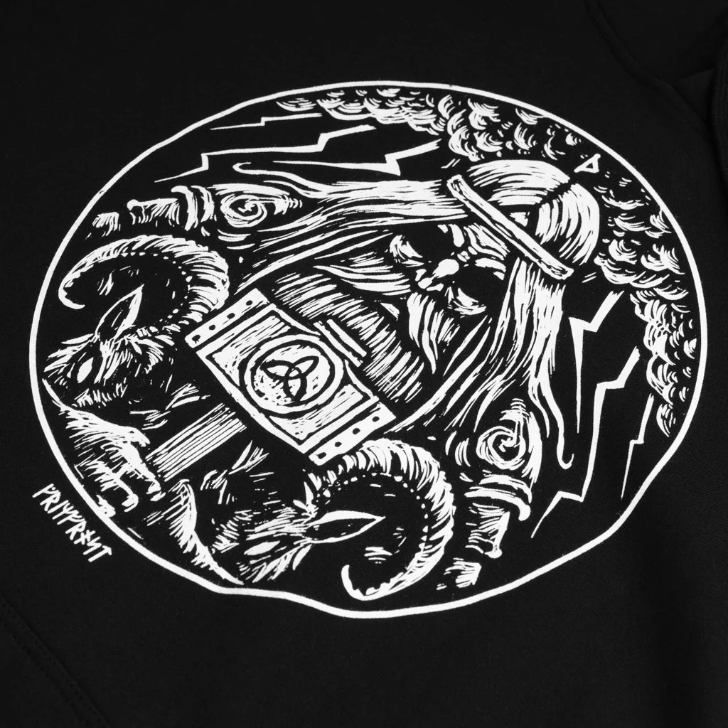 Premium Hoodie, Thor, Black - Image 3