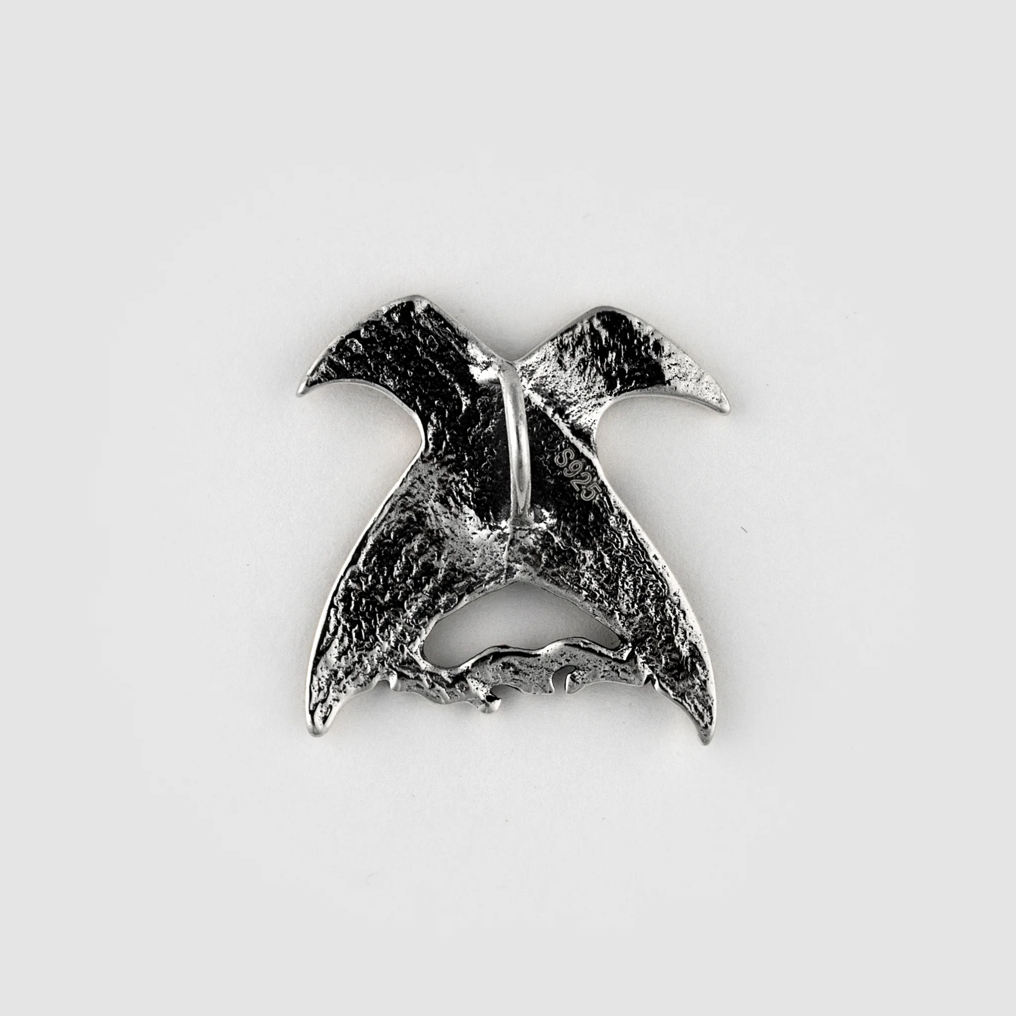 Huginn & Muninn Pendant, Silver - Image 3