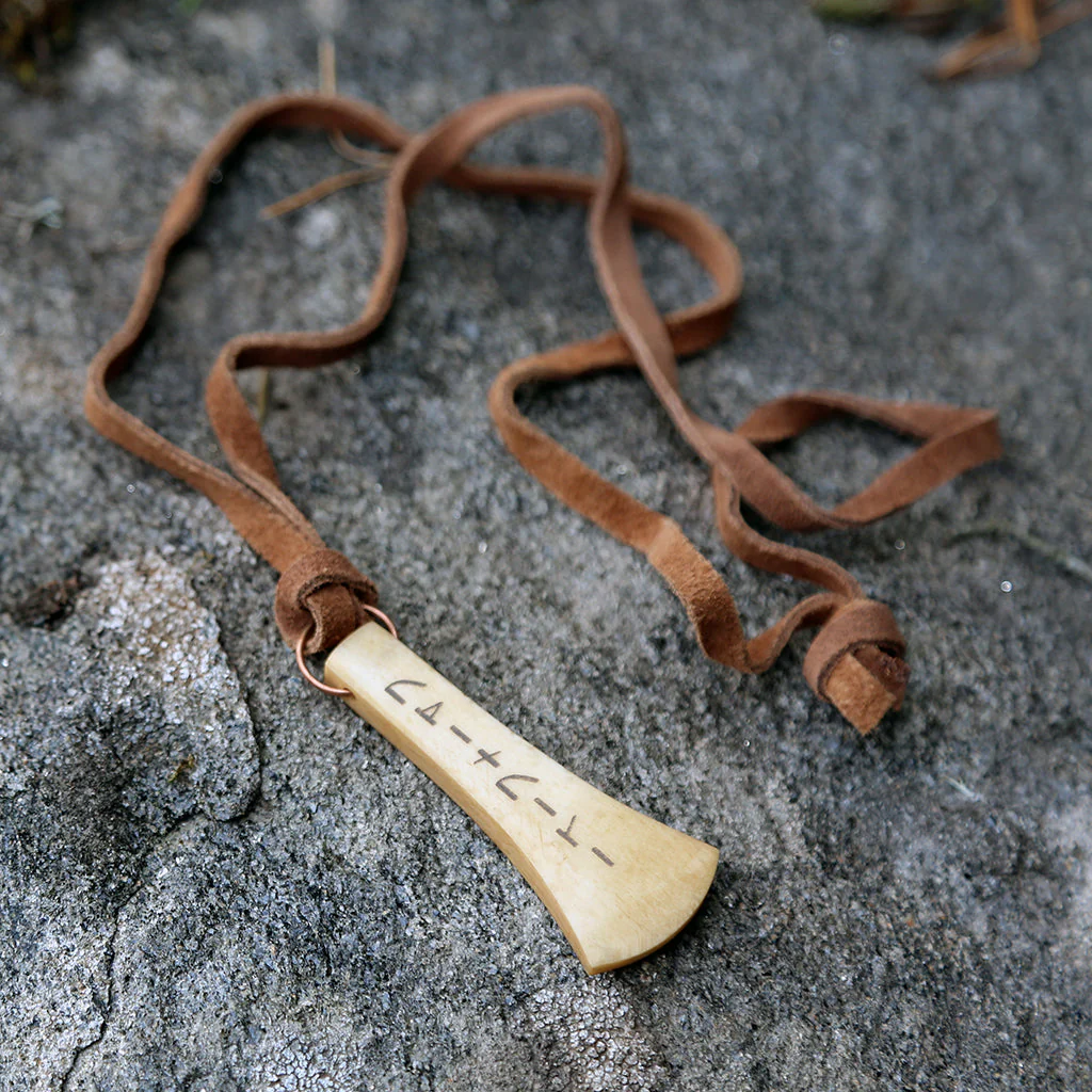 Odin Amulet, Bone - Image 3