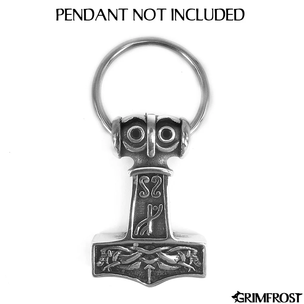 Pendant Ring, Stainless Steel - Image 4