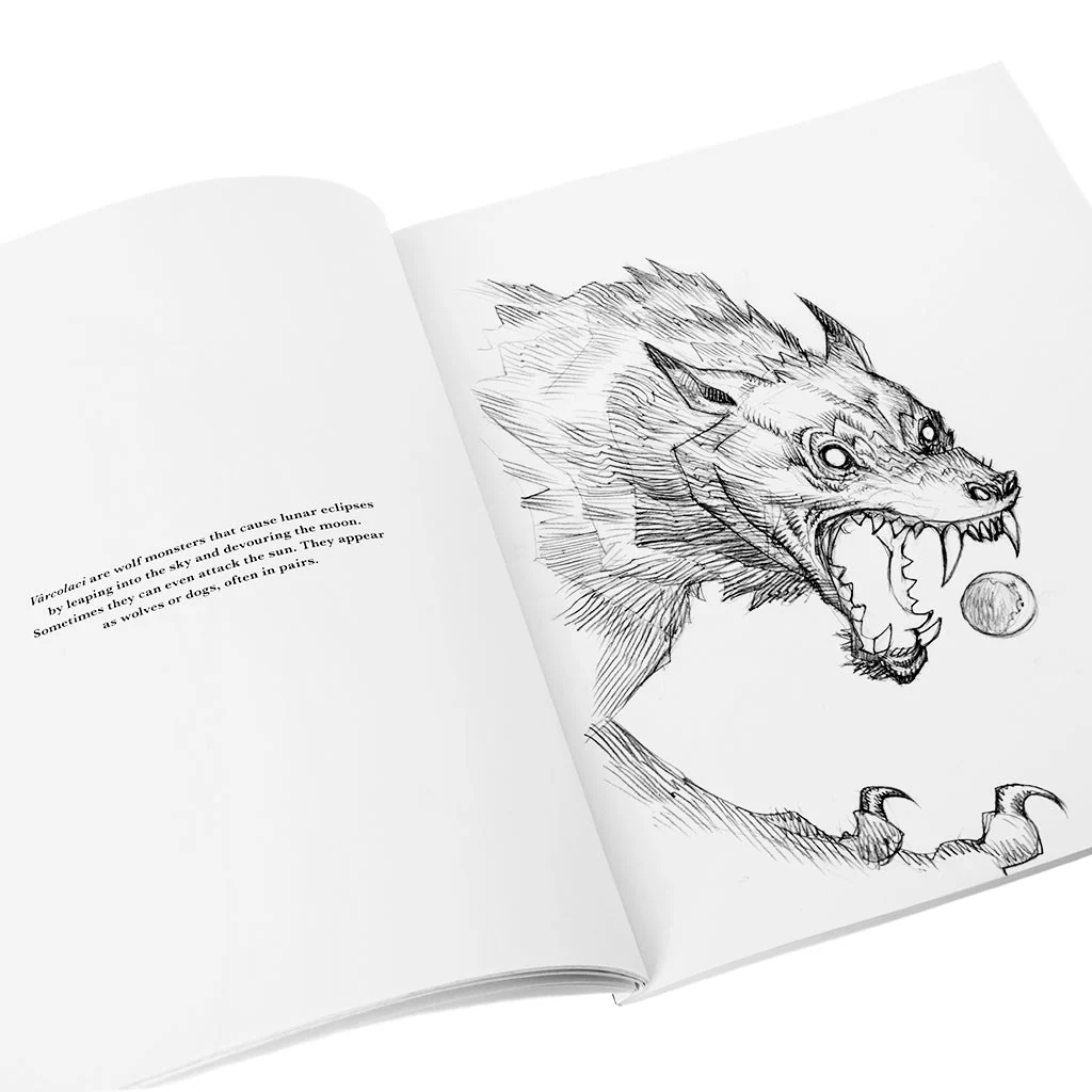 Sketches from The Undead, A Colouring Book - Image 3