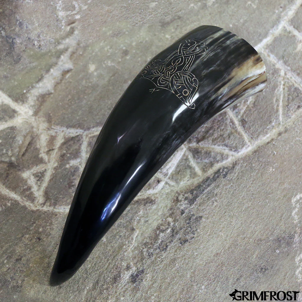 Thor's Hammer Drinking Horn, Large - Image 4