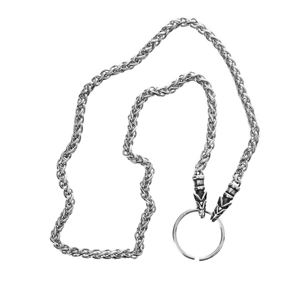 Wolf Head Chain, Stainless Steel - Image 3